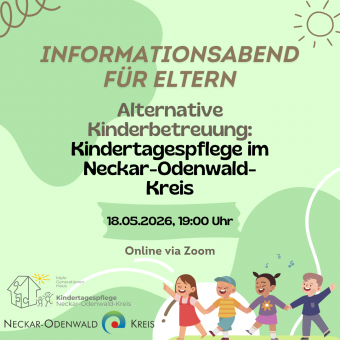 Online-Infoabend für Eltern: Kindertagespflege